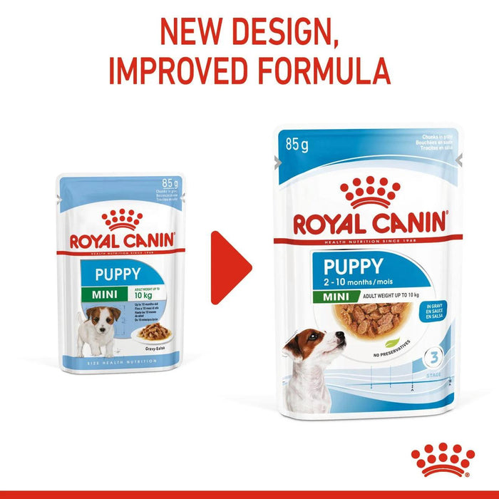 Royal Canin Mini Puppy Gravy Wet Dog Food - Ofypets