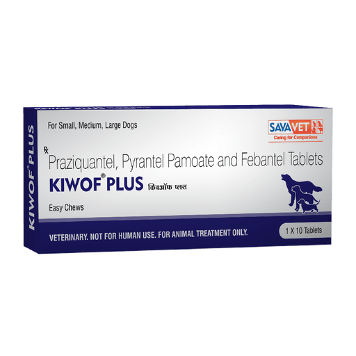Savavet Kiwof Plus Deworming Chewable Tablets for Dogs - Ofypets