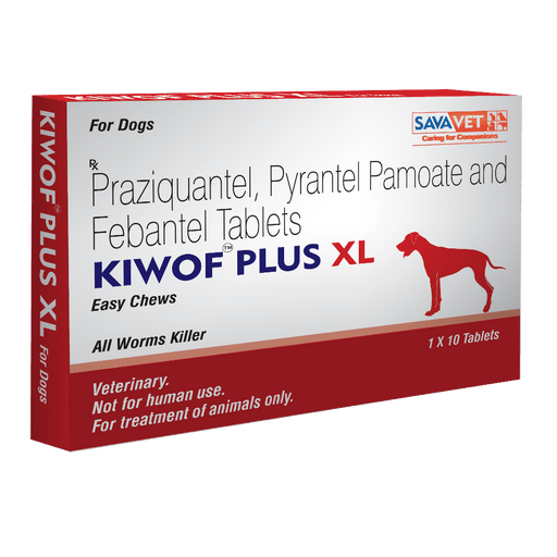 Savavet Kiwof Plus Deworming Chewable Tablets for Dogs - Ofypets