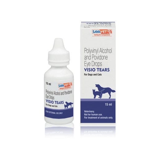 Savavet Visiotears Polyvinyl Alcohol and Povidone Eye Drops for Dogs and Cats - Ofypets