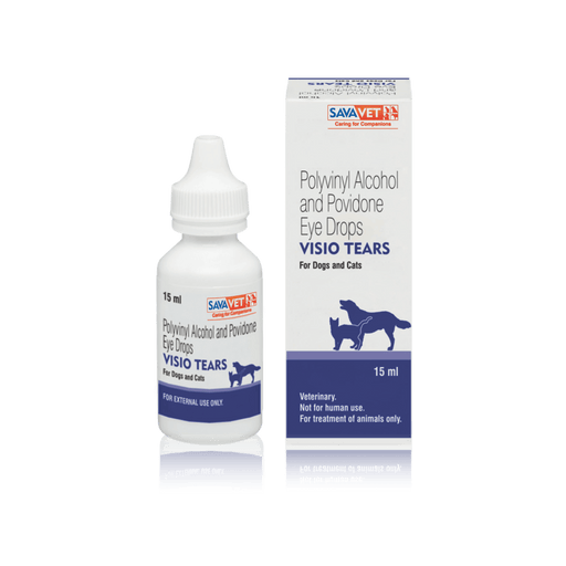 Savavet Visiotears Polyvinyl Alcohol and Povidone Eye Drops for Dogs and Cats Ofypets