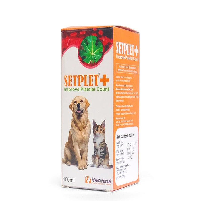 Setplet Platelet Enhancer Syrup for Dogs and Cats - Ofypets