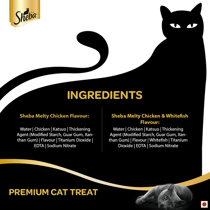 Sheba Melty Creamy Treats for Cats Sasami Selection - Chicken & Whitefish Flavor - Ofypets