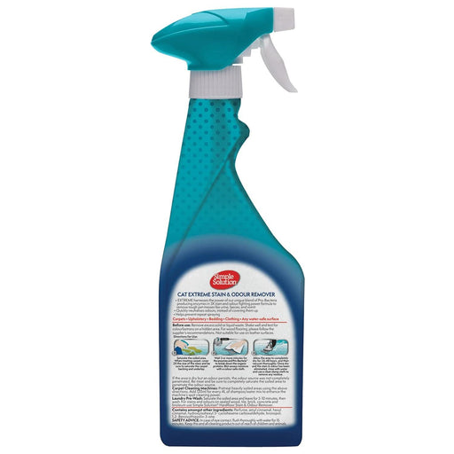 Simple Solution Extreme Cat Stain And Odour Remover Spray - Ofypets