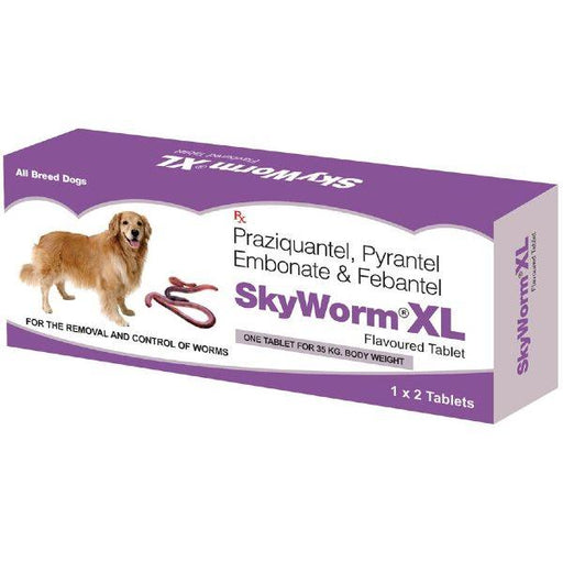 SkyEc SKYWORM Deworming Tablets for Dogs - Ofypets