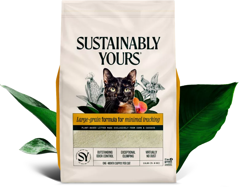 Sustainably Yours Large Grain Natural Cat Litter - Ofypets