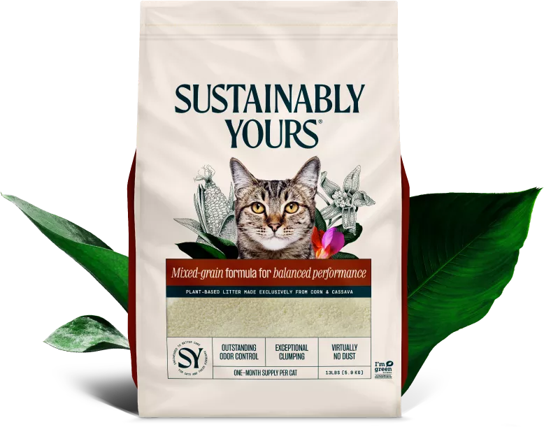 Sustainably Yours Mixed Grain Natural Cat Litter - Ofypets