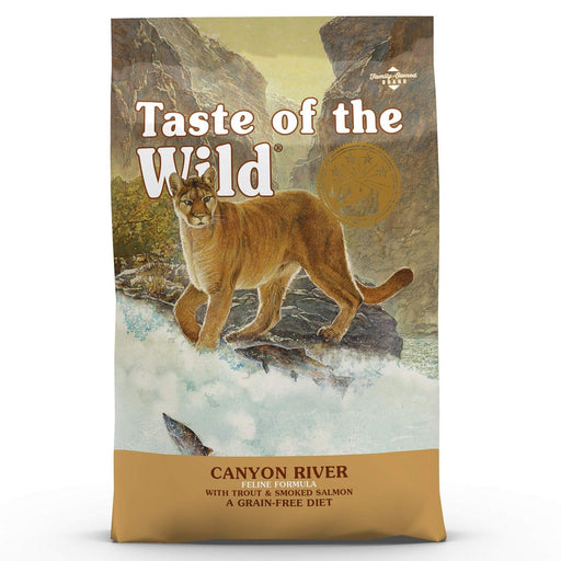 Taste of the Wild Canyon River Feline Recipe with Trout & Smoked Salmon Grain Free Cat and Kitten Food - Ofypets