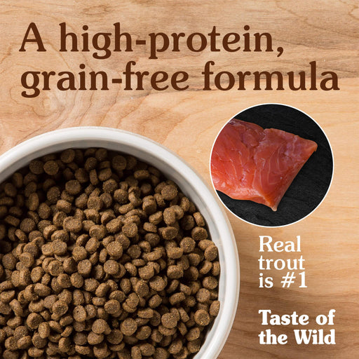 Taste of the Wild Canyon River Feline Recipe with Trout & Smoked Salmon Grain Free Cat and Kitten Food - Ofypets