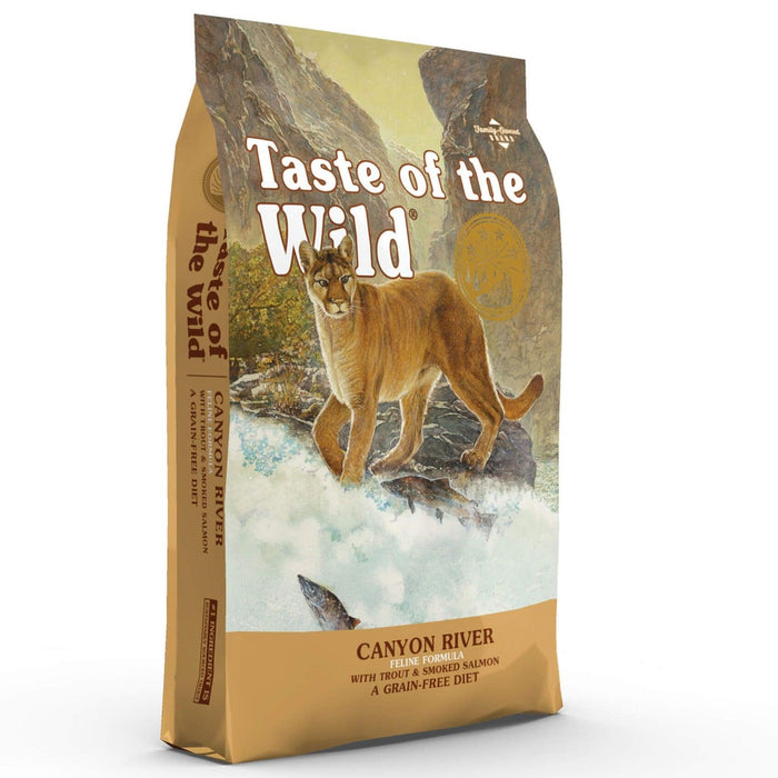 Taste of the Wild Canyon River Feline Recipe with Trout & Smoked Salmon Grain Free Cat and Kitten Food - Ofypets