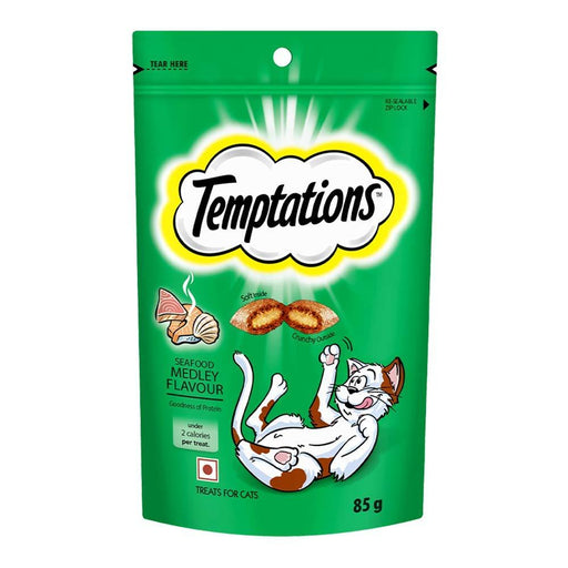 Temptations Seafood Medley Flavour Cat Treats - Ofypets