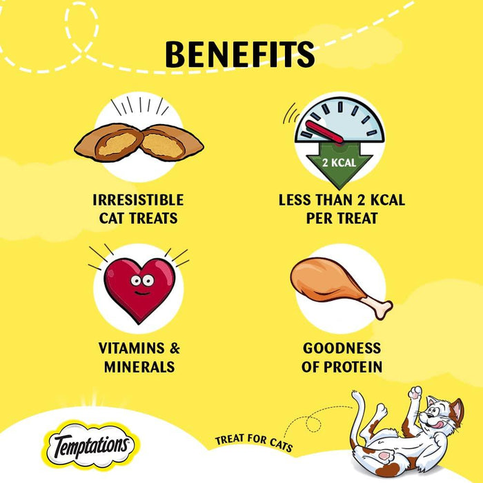 Temptations Tasty Chicken Flavour Cat Treats - Ofypets