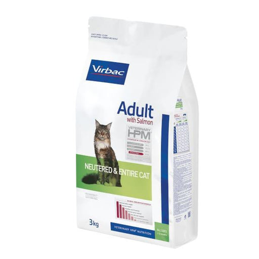 Virbac Veterinary HPM Neutered and Entire with Salmon Cat Food - Ofypets