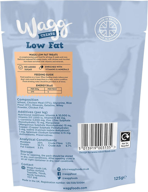 Wagg Low Fat Chicken & Rice Meaty Bites Oven Baked Dog Treats - Ofypets