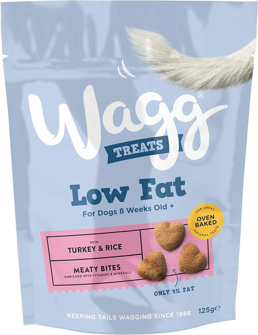 Wagg Low Fat Turkey & Rice Meaty Bites Oven Baked Dog Treats - Ofypets