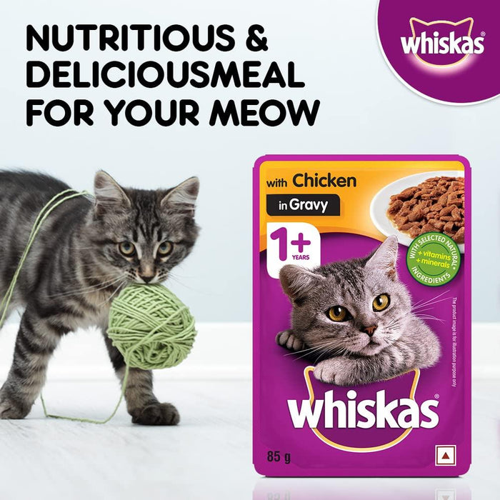 Whiskas Chicken in Gravy Cat Wet Food - Ofypets