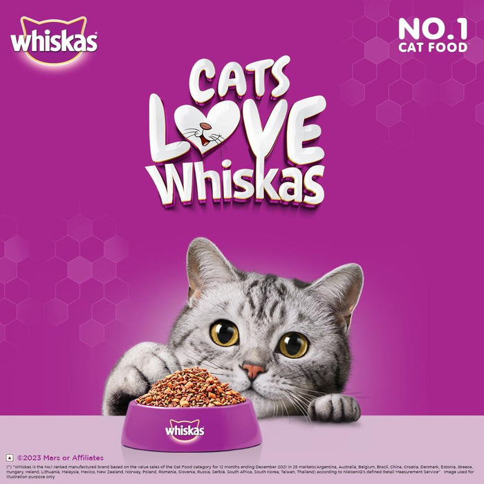 Whiskas Hairball Control Chicken & Tuna Flavour Cat Food - Ofypets