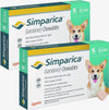 Zoetis Simparica Liver Flavour Tick and Fleas Removal Chewable Tablets for Dogs (Sarolaner) - Ofypets