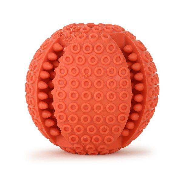 Basil Ball with Hollow Centre and Grooves Treat Toy for Dogs - Ofypets