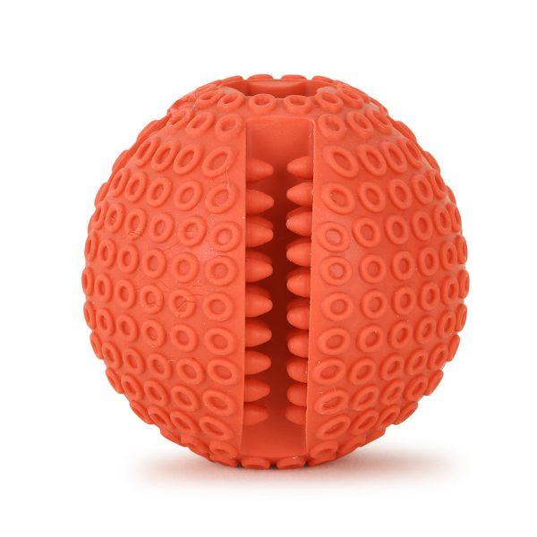 Basil Ball with Hollow Centre and Grooves Treat Toy for Dogs - Ofypets