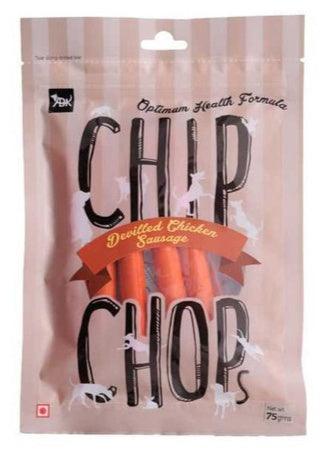Chip Chops Devilled Chicken Sausages Dog Treats - Ofypets