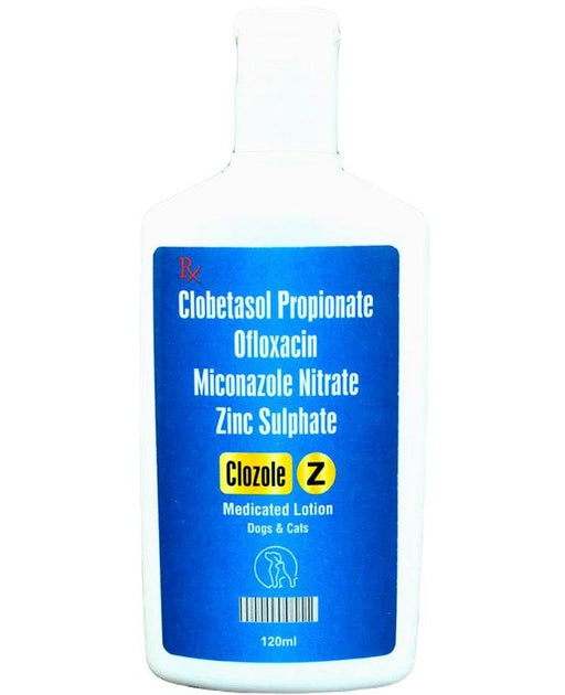 Clozole Z Medicated Skin Lotion for Dog and Cats - Ofypets