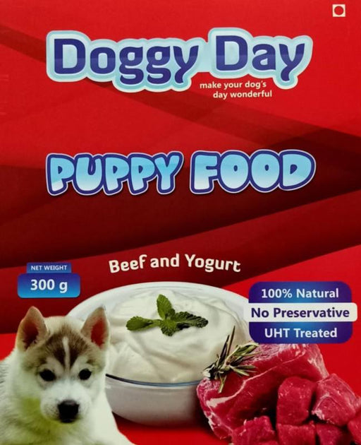 Doggy Day Puppy Beef and Yoghurt Gravy Dog Wet Food - Ofypets