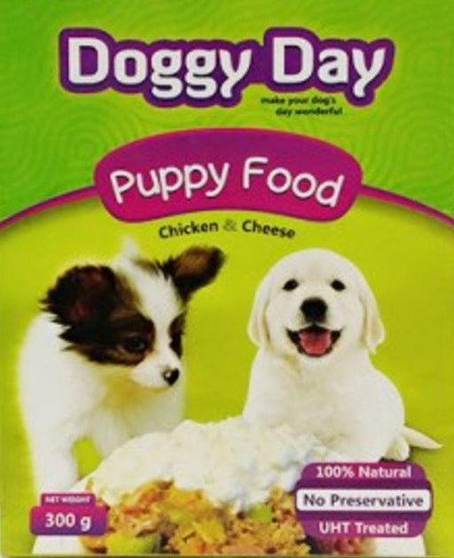 Doggy Day Puppy Chicken and Cheese Gravy Dog Wet Food - Ofypets