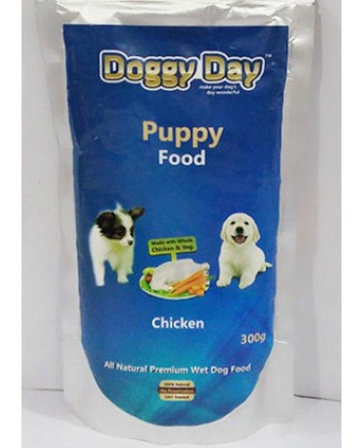 Doggy Day Puppy Chicken and Vegetables Gravy Dog Wet Food - Ofypets