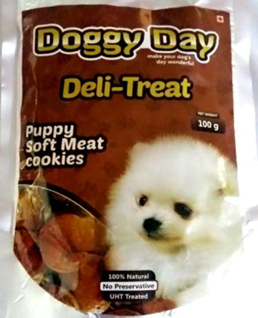 Doggy Day Puppy Soft Meat Cookies Healthy Treats for All Breeds - Puppies & Adult Dogs - Ofypets