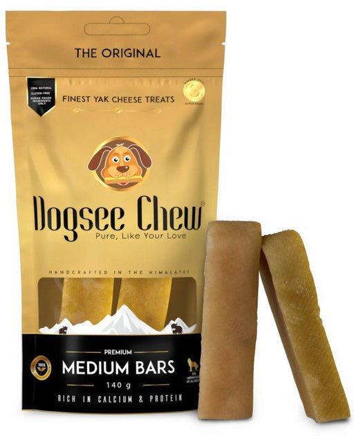 Dogsee Chew Cheese Medium Bars Premium Dental Treats for Medium Dogs - Vegetarian - Ofypets
