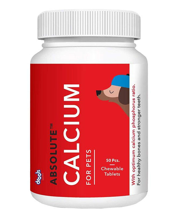 Drools Absolute Calcium Chewable Tablet for Pets - Ofypets