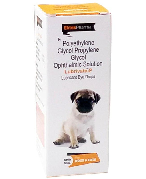Ektek Pharma Lubrivate-P Eye Drops For Pets - Ofypets