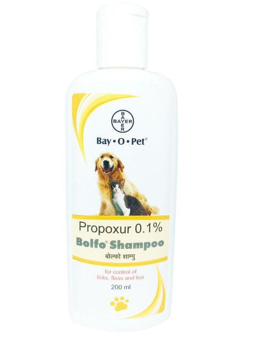 Elanco Bolfo Propoxur Anti Tick and Flea Shampoo for Dogs and Cats - Ofypets