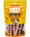 First Bark Duck and Cod Sandwich Jerky Yummylicious Treats for Dogs - Ofypets
