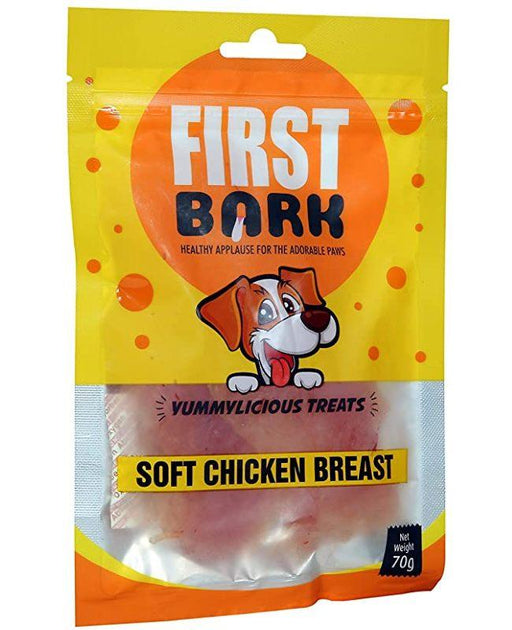 First Bark Soft Chicken Breast Jerky Yummylicious Treats for Dogs - Ofypets