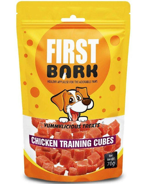 First Bark Soft Chicken Jerky Training Cubes Yummylicious Treats for Dogs - Ofypets
