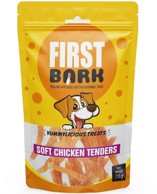 First Bark Soft Chicken Tenders Jerky Yummylicious Treats for Dogs - Ofypets