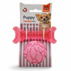 Fofos Milk Bone and Squeaker Ball Teething Chew Toys for Puppies and Dogs - Ofypets