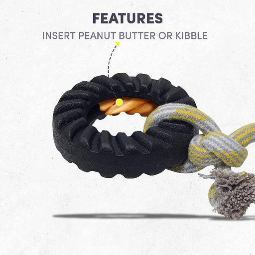 Fofos Tyre Rope Super Chew Toy for Dogs - Ofypets