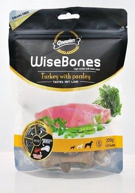 Gnawlers Wise Bones Turkey with Parsley 200g Dog Treats - Ofypets