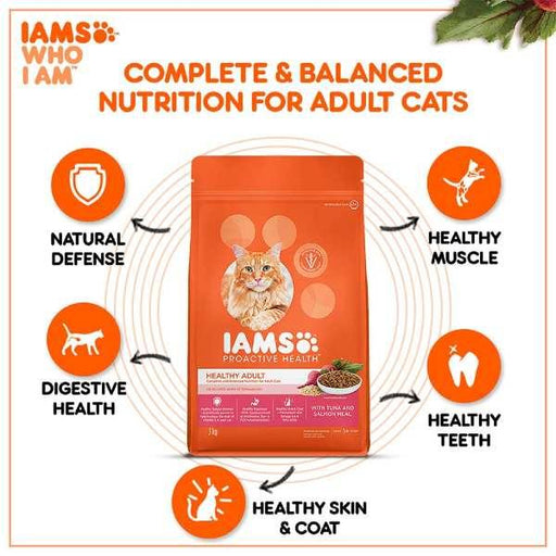 IAMS Proactive Health with Tuna and Salmon Premium Cat Food - Ofypets