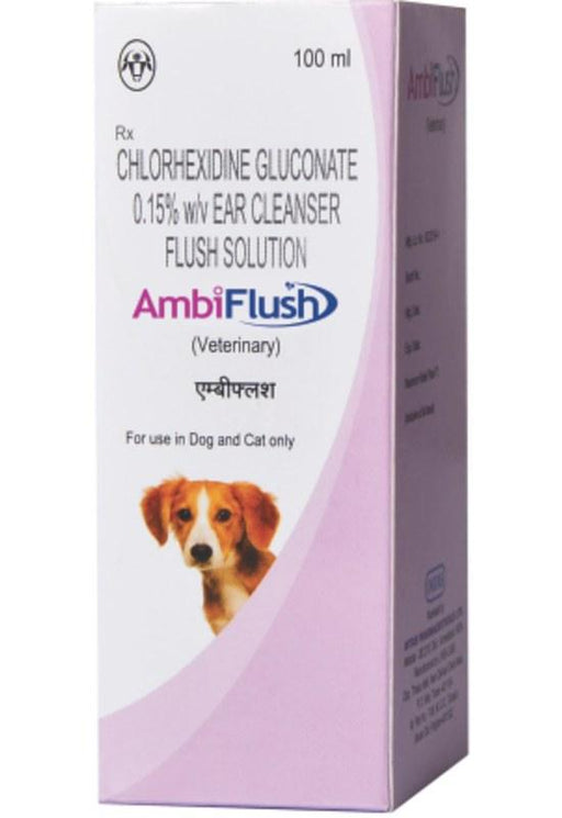 Intas AmbiFlush Ear Cleanser Flush Solution for Dogs and Cats - Ofypets