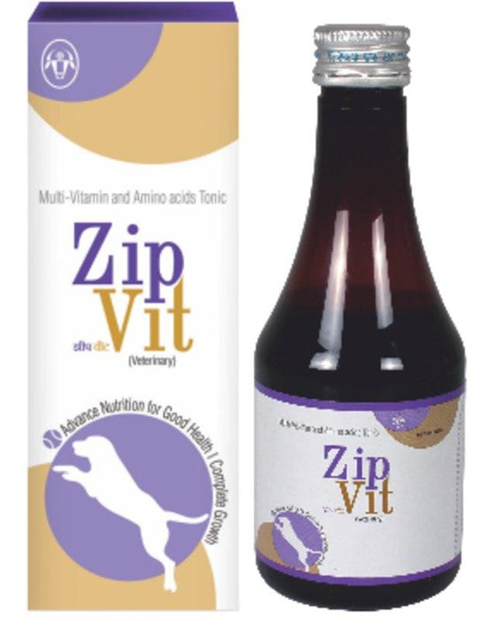 Intas Zipvit Highly Palatable Multivitamin Syrup - Ofypets