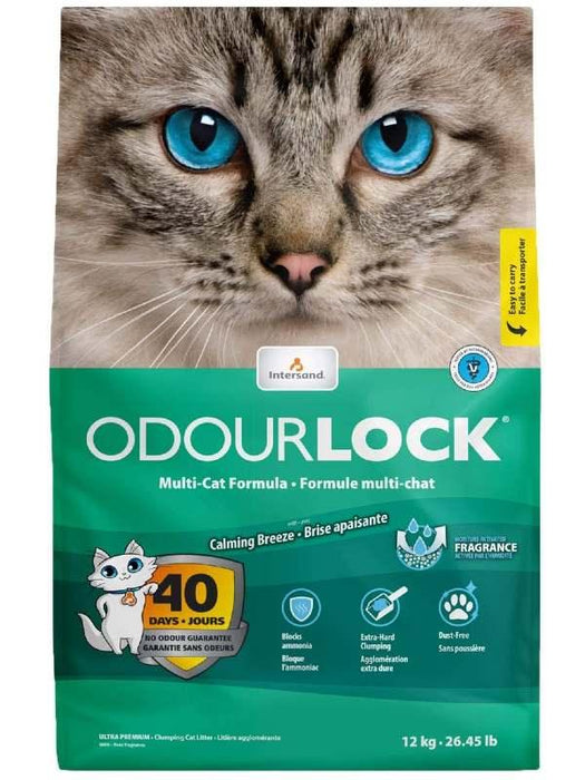 Intersand Odourlock Calming Breeze Premium Cat Litter - Ofypets