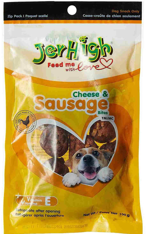 Jerhigh Cheese and Sausage Bites Dog Treats - Ofypets