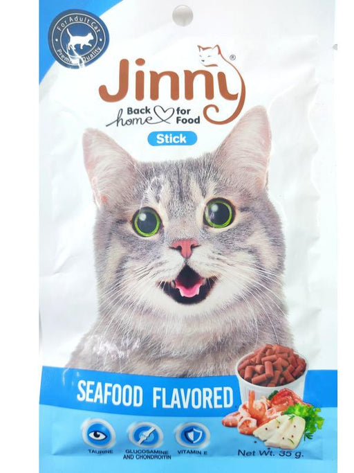 Jinny Seafood Cat Treats - Ofypets