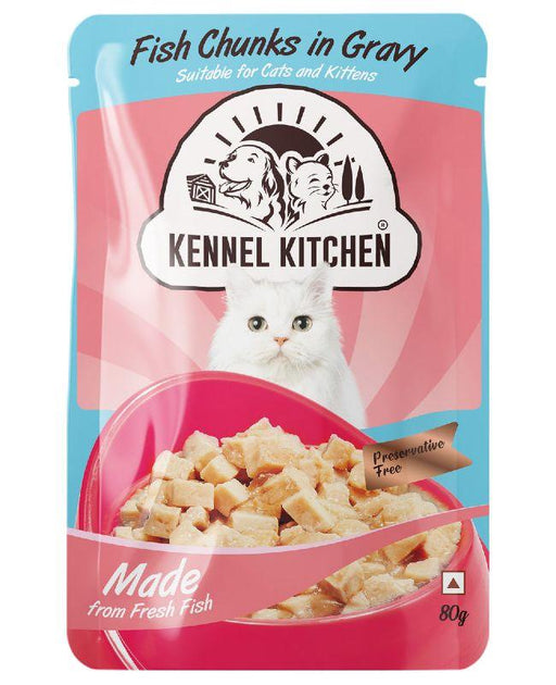 Kennel Kitchen Fish Chunks in Gravy Wet Cat and Kitten Food - Ofypets
