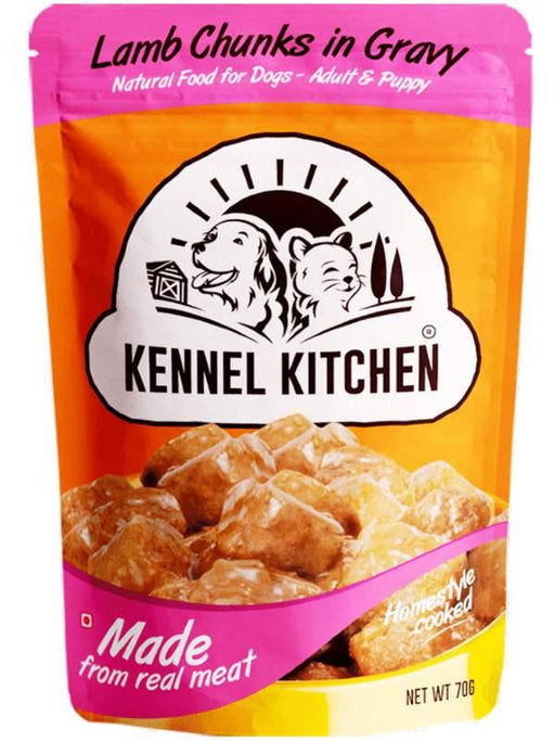 Kennel Kitchen Lamb Chunks in Gravy Wet Dog Food - Ofypets