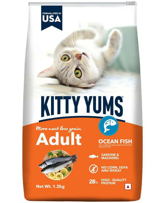 Kitty Yums Ocean Fish Adult Cat Food - Ofypets